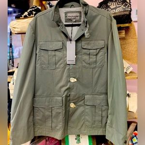 Men’s jacket, Johnston & Murphy, never used with tags , grey color